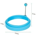 thumbnail image 4 of 4pcs Silicone Egg Ring,non Stick,egg Cooking Rings, Perfect Fried Egg Mold Or Pancake Rings, Random Colors, 4 of 5