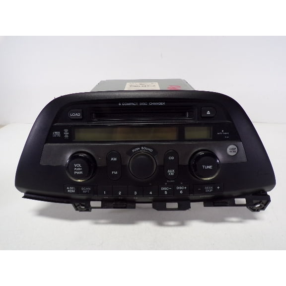Pre-Owned 05-10 Honda Odyssey 6 Disc CD Changer Radio 1BU0 OEM LKQ - Verify Specific Vehicle Fitment In Description - (Good)