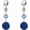 Blue 3 Drop, variant on Big Colorful Shell Beads Earrings for Women Dangling Double Teardrop Beaded Geometric Fashion Jewelry Drop Earrings for Gifts[j1136]