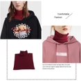 thumbnail image 4 of Zhengup Knitted Mock Turtleneck Fake Collar Winter Unisex Half Blouse Pullover Dickey False Collar Faux Collar, 4 of 4