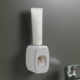 thumbnail image 4 of Wall Mounted Lazy Automatic Toothpaste Squeezer White A - Bathroom Products An Automatic Toothpaste Squeezer - Plastic Shower Nozzle, 4 of 4