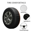 thumbnail image 4 of Kll Orange Tire Cover,Universal Wheel Tire Cover For Trailer, Rv, Suv, Truck,Camper And Many Vehicle,(17 Inch), 4 of 7
