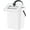 White, variant on Compost Bin Kitchen, for use on Countertops or Under Sinks, Hanging Trash Can with Lid, for Cupboard/Bathroom/Bedroom/Office/Camping, Mountable Indoor Compost Bucket(Black 0.8 Gallon/3L)