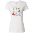 thumbnail image 3 of Inktastic Wild Flower Chart Women's T-Shirt, 3 of 5