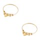 thumbnail image 2 of Brazalete deslizante ajustable Qarigey joyería decoración elegante cumpleaños aniversario regalo Oro Tipo 3 2Conjunto, 2 of 6
