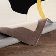 thumbnail image 5 of Mark&Day Wool Rugs, 5x7 Santfort Modern Cream Area Rug, Mustard Light Gray Ivory Carpet for Living Room, Bedroom or Kitchen (5' x 7'6"), 5 of 7