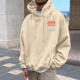 thumbnail image 1 of MHFRRA Sudaderas Casuales para Hombre para Uso Diario, Sudaderas Estampadas de Corte Relajado para Otoño E Invierno, Fáciles de Cuidar, Elegantes y Cómodas Beige, 1 of 4