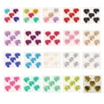 thumbnail image 6 of BrowQuartz Heart Rhinestone Stickers Acrylic Crystal Gems Self-Adhesive Ornamental Embellishments Styling Clothes Necklace Jewelry Rose Red, 6 of 6