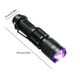 thumbnail image 3 of DQrwqpou Linterna LED UV Detector Manchas Orina Con Batería (luz Púrpura 365 Nm), 3 of 9