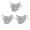 All Grey, variant on UV Face Mask Sun Protection,UPF 50+Blocks 98% of UVA/UVB Rays,UV Face Mask for Women Washable Reusable(3PCS)