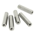 thumbnail image 4 of Hex Coupling Nut,5Pcs Silver M8 Hex Stainless Steel Coupling Nut Hex Coupling Nut Set Built for the Future, 4 of 14