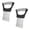 Black, variant on 2 Pack Onion Slicing Holder, Multipurpos Stainless Steel Food Fixing Fork, Dual-Use Vegetable Fruit Slicing Guide & Meat Tenderizer, Ergonomic Grip Safety Kitchen Prep Tool