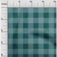 thumbnail image 1 of oneOone Cotton Silk Fabric Gingham Check Print Fabric BTY 42 Inch Wide, 1 of 4