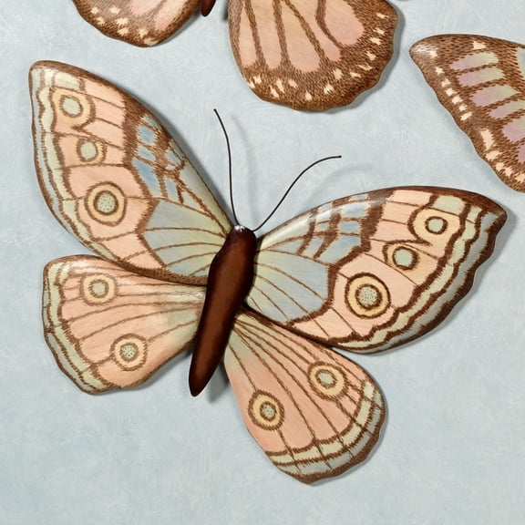Buckeye Butterfly Wall Art Multi Pastel 32” x 1.5” x 20”