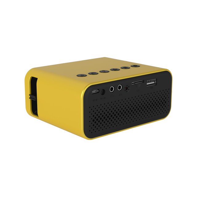 SDNall Hd Projector 24 Ansi Home Video Projector with White Screen for Projector, Usb Audio Interface, Usb Flash Drives, Av & Sd Input, Built-In Speaker for Ios and Android Smartphones