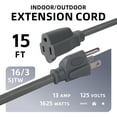 thumbnail image 2 of Cable de extensión para exteriores EP 2 unidades de 4.5 m 16/3 SJTW 13A 1625W, 2 of 8