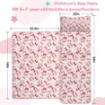 thumbnail image 5 of Pink Bows and Baseballs Pattern Toddler Nap Mats for Kids Preschool,Sleeping Mat Bag or Kids,Toddler Sleeping Bag,Toddler Nap Mat or Daycare, 5 of 6
