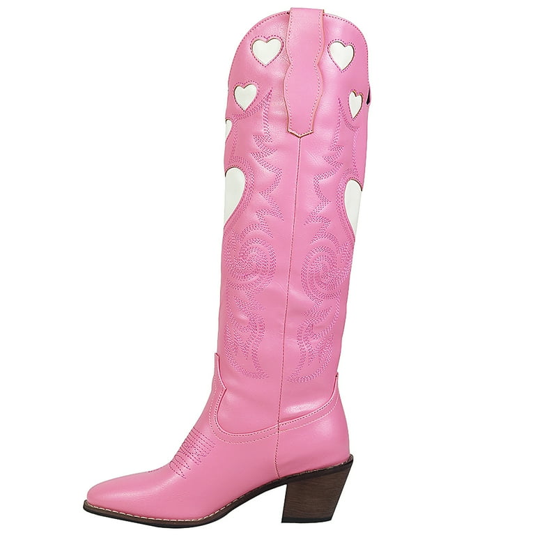 Pink cowgirl top boots walmart