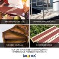 thumbnail image 4 of Cinta de agarre Kraftex [4 x 30 pies marrón] Cinta antideslizante para escaleras, escalones/escaleras de madera. Cinta de fricción antideslizante para peldaños de escaleras interiores, peldaños de esc, 4 of 5