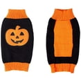 thumbnail image 3 of GHSDFBB Menpet Pet Holiday Halloween Pumpkin Dog Sweater, 3 of 6