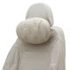 thumbnail image 1 of Almohada para reposacabezas de automóvil Unique Bargains, soporte para cuello ergonómico y cómodo, cuero Nappa, espuma de memoria, ancho ajustable, blanco, 1 pieza para conducción y viajes, 1 of 7