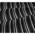 thumbnail image 5 of oneOone Viscose Jersey Black Fabric Stripes Quilting Supplies Print Sewing Fabric By The Yard 60 Inch Wide-N79, 5 of 5