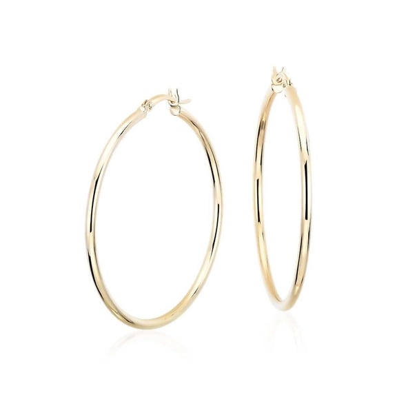 JoeytheJewelryNY 18k layered real gold filled round hoop earrings #12