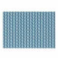 thumbnail image 1 of Ikat Cutting Board, Abstract Design with Ogee Motifs in Blue Tones Vintage Summer Seasonal Pattern, Decorative Tempered Glass Cutting and Serving Board, Small Size, Blue White, by Ambesonne, 1 of 1