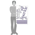 thumbnail image 3 of She Leaves a Little Sparkle Girls Room Vinyl Wall Decal Sticker Inspirational Quote with Stars, 3 of 4