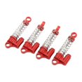 thumbnail image 2 of Front Rear Shock Damper, Wear Resistant Good Durability Front Rear Shock Absorbers  For 1/16 RC Car Red, 2 of 8