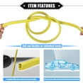thumbnail image 4 of Unique Bargains Car Door Edge Guard 16.4ft U Shape Rubber Edge Trim Seal Strip Protector Universal PVC Iron Yellow, 4 of 7