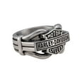 thumbnail image 2 of Harley-Davidson Men's Vintage B&S Hardware Ring Band - Stainless Steel (13), Harley Davidson, 2 of 4