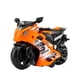 thumbnail image 2 of Motocicleta de juguete para niños, con motor de fricción e inercia, diseño realista con piezas móviles y tanque de combustible que se abre, fácil de mover y con bordes suaves, fabricada en plástico., 2 of 6