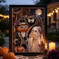 thumbnail image 6 of Halloween 5D Pearl Art Kit - Cute Pumpkin Hot Air Balloon Ghost DIY Picture(B), 6 of 6