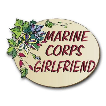 UPC 192408000093 product image for 3.8 Inch Marine Corps Girlfriend Pride Vinyl Transfer Decal | upcitemdb.com