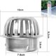 thumbnail image 2 of Rostfria metallrännfilter för att hålla avloppet rent Stoppar löv och skräp Lämplig för 76 mm ID-rör, 2 of 5