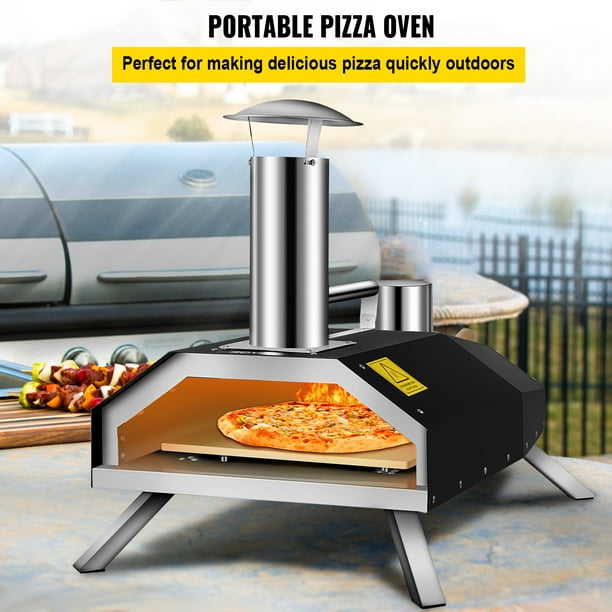 VEVOR Four à pizza portable, four à pizza à granulés de 30,5 cm