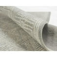 thumbnail image 4 of Momeni Mallorca Hand Hooked Wool Geometric Grey Area Rug 2' X 8' Runner, 4 of 9