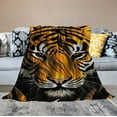 thumbnail image 2 of ARISTURING  Tiger Striped Pattern Throw Blanket,Seamless Abstract Wild Exotic Animal Leopard Print Soft Warm Decorative Throw Blanket for Bed Chair Couch Sofa, 2 of 6