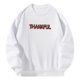 thumbnail image 1 of Sudadera de mujer Sudadera con cuello redondo Jersey Casual Thankful Impreso Activewear M, 1 of 8