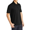 thumbnail image 4 of Mafoose Men's Active Textured Polo T-Shirt Black X-Small, 4 of 5