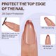 thumbnail image 4 of Press On Nails Misssix XBASICTIPS French Tips, 300 unidades, 4 of 7