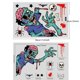 thumbnail image 3 of Decoración De Halloween Calcomanías Adhesivas De Pvc Casa Embrujada De Halloween Fantasma Esqueleto Murciélago Pegatinas Electrostáticas Para Vidrio De Ventana Serendint HA040377-02, 3 of 6
