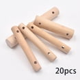 thumbnail image 2 of simhoa 20Pcs Round Wooden Dowel Rods Sticks for Woodworking Building Model Projects, 2 of 7