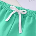 thumbnail image 6 of TOWED22 Girls Boys Athletic Shorts Toddler Summer Running Shorts Dolphin Yoga Shorts for Kids(Green,5-6 Y), 6 of 8