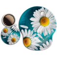 thumbnail image 1 of SHIQI-Ergonomic Mouse Pad with Wrist Support Rest,Large Mousepad Gel Wrist Rest, with Coaster Non-Slip & Pain Relief for Computer, Desk, Home&Office-Daisy, 1 of 4