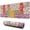Pioneer Flower Floral-1, variant on Long Mouse Pads for Desk,Pioneer Flower Floral Print Pattern Desk Mats on Top Of Desks, Desk Mouse Pad Extra Large with 3mm Non-Slip Base and Stitched Edge for Gaming,Office,Work,Home 31.5"x11.8"