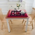 thumbnail image 3 of nygtbtfer Tablecloth, Fitted Table Cover with Elastic for Tables, Red Love Heart Table Cloth Outdoor Indoor Dinning Party Tablecloths, 3 of 7