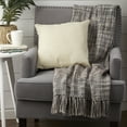 thumbnail image 3 of Contemporary Home Living 4' x 5' Gray and Pink Variegated Rectangular Home Essentials Woven Throw, 3 of 5