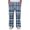 Dark Blue, variant on GrmtClth Adult Mens Cargo Pants Wide Leg Flannel Plaid Joggers Dual Side Cargo Pockets Elastic Waist Daily Lounge Pants Dark Gray 3XL